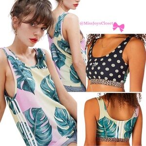 FARM RIO X ADIDAS - Monstera Leaves Tank Top Matching Set - Bundle